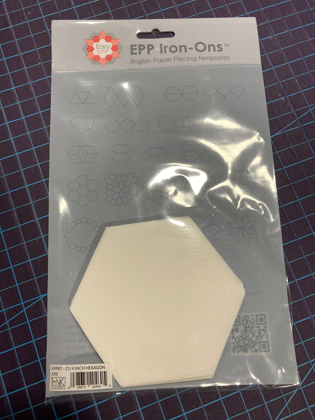 Hexagons 2 1/4" - water soluble