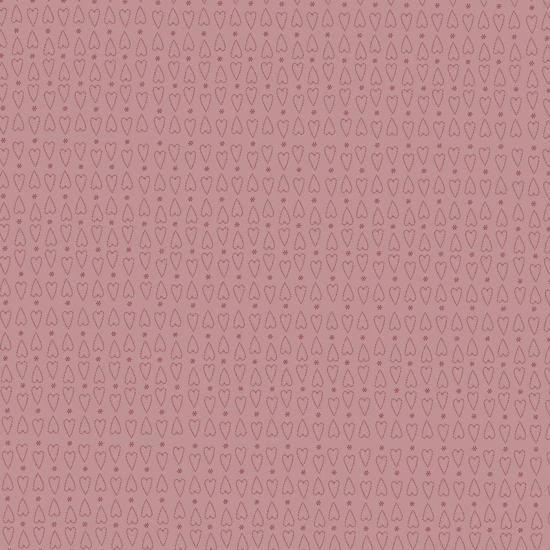Corner of the Woods 80710-15 - Secret Hearts - 1/4 yd remnant