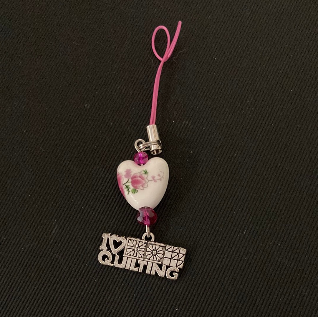 Scissor Charm - Pretty Heart