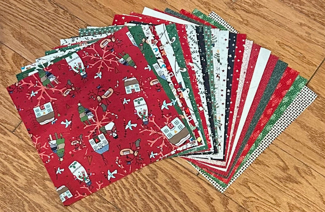 Christmas Traditions - 10" Square Bundle (22 pcs)