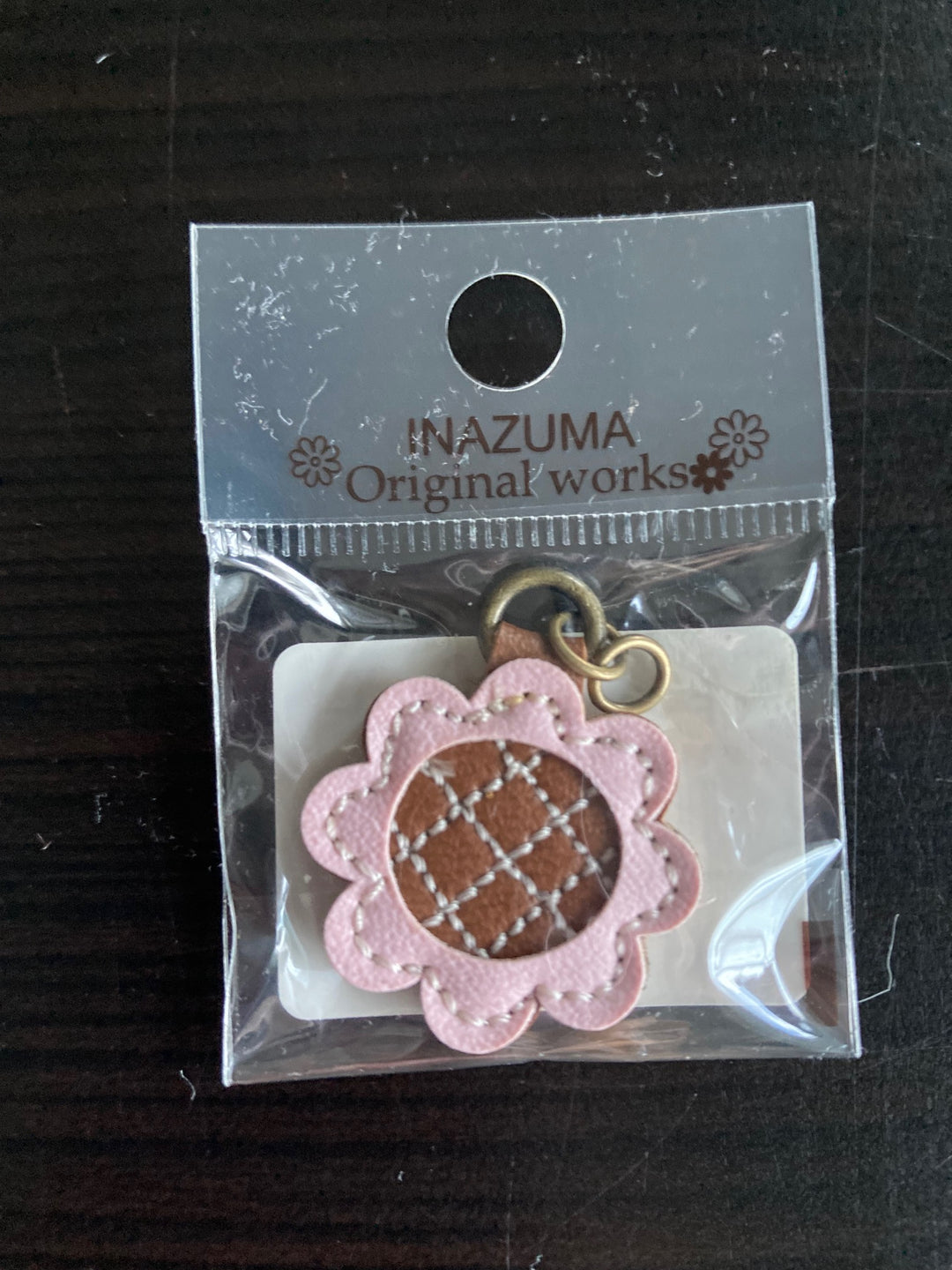 Zip Pull Light Pink Flower