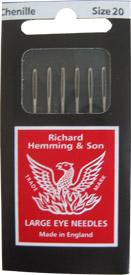 Richard Hemming Size 20 Chenille Needles