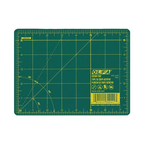 Olfa Mini Cutting Mat 6" x 8" - Green