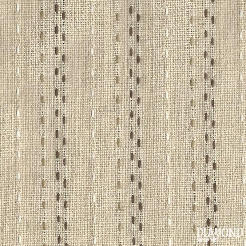 Yarn Dye Nikko 3764 - beige with white and tan striped stitching
