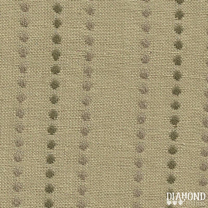 Yarn Dye Nikko 3800 - tan with brown circles in a striped pattern