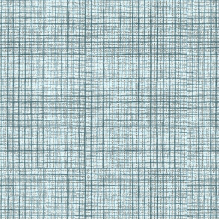 Something Borrowed, Something Blue 2 - 81510-7 - Light blue cotton fabric with brown and dark blue plaid