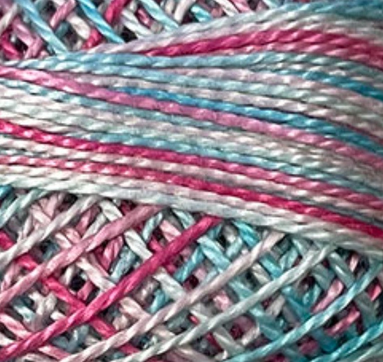 Valdani 3-strand hand-dyed floss V108 Sparkling Stream