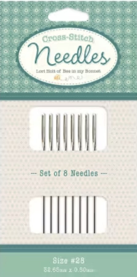 Lori Holt Cross Stitch Needles Size 28