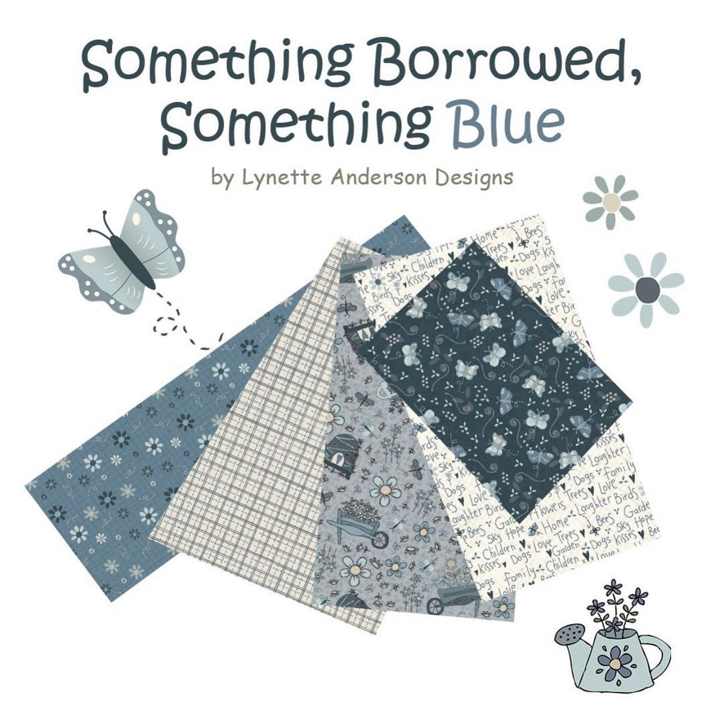 Something Borrowed, Something Blue - 2 1/2" Strip Bundle (16 pcs) in