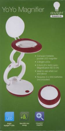 Yo Yo Magnifier/Lamp
