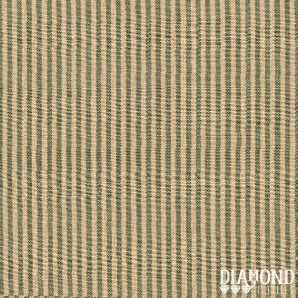 Yarn Dye FM 8512 Sage - green and tan stripe
