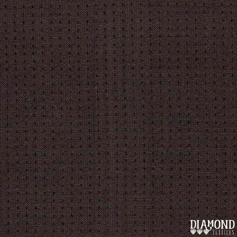 Yarn Dye Nikko Topstitch 4820 Charcoal - dark gray yarn-dyed cotton fabric with dark gray stitching in long rows