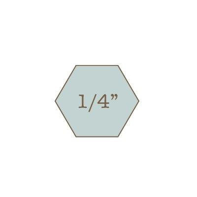 1/4" Hexagon Papers - Pack of 250