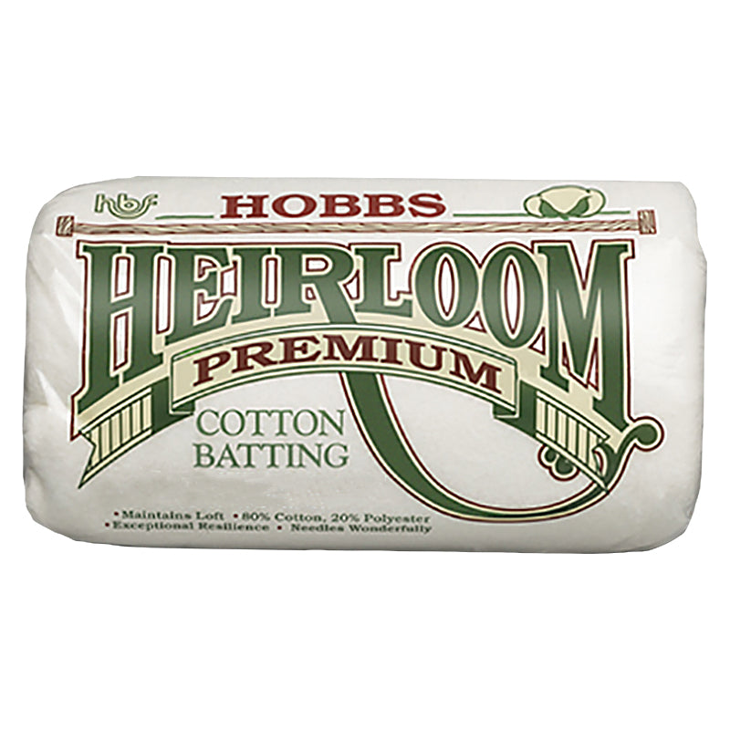 Hobbs Heirloom Premium Cotton Batting - Crib Size - 45 in x 60 in