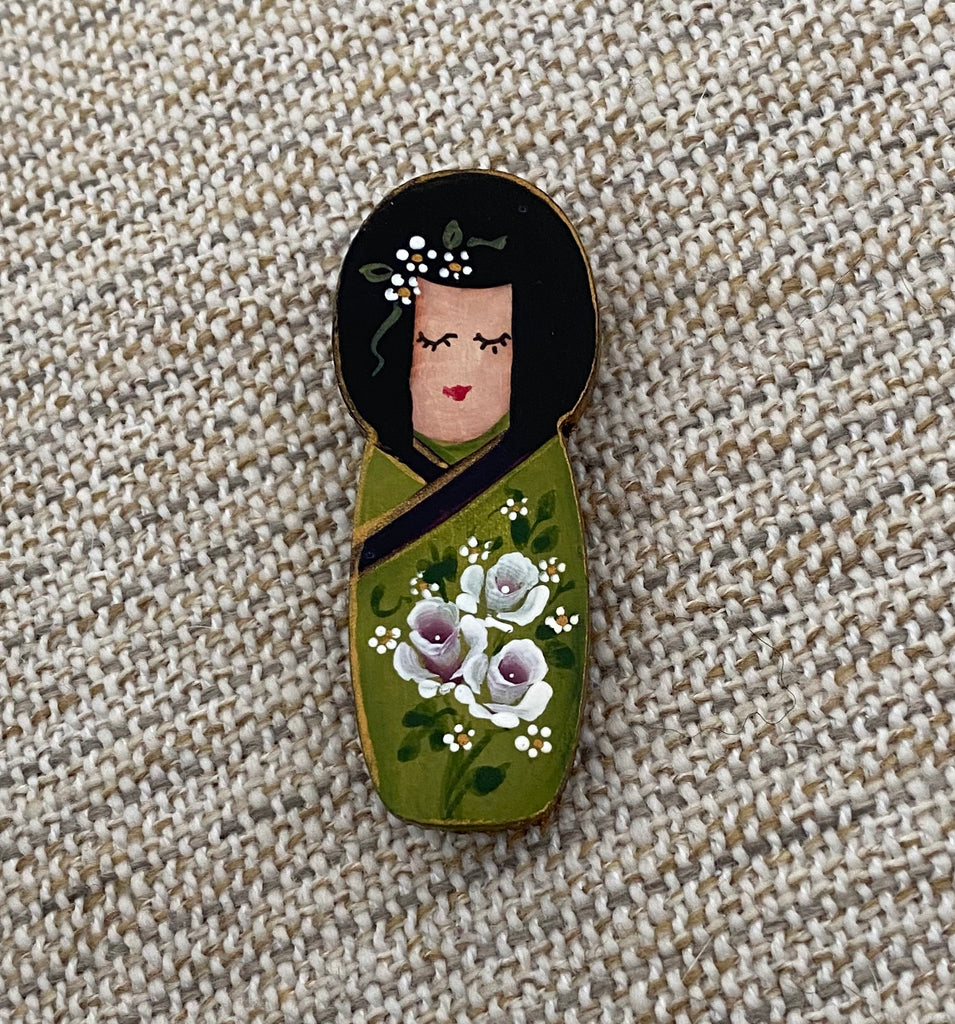 Brooch - Hand Painted #14