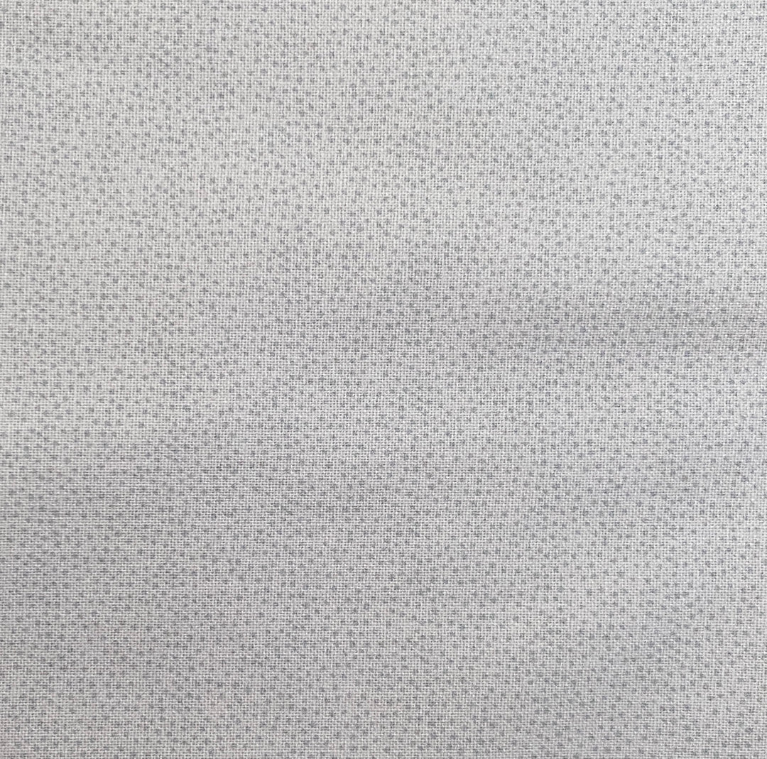 Peace and Joy 80620-17 Snowstorm - very light gray cotton fabric with tone-on-tone pin dots