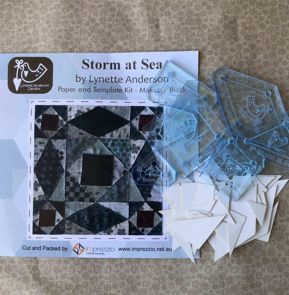 Storm at Sea Papers with Template