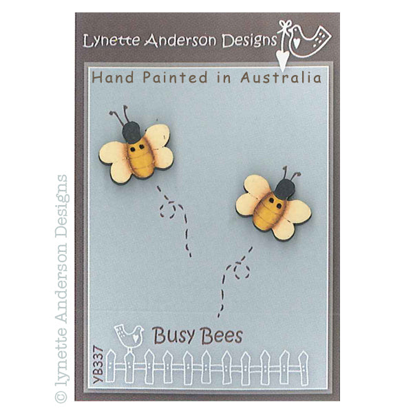 Busy Bees Button Pack