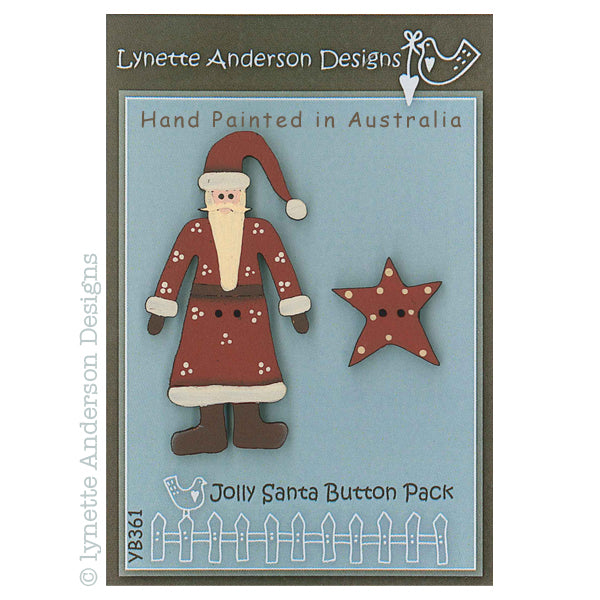 Jolly Santa Button Pack