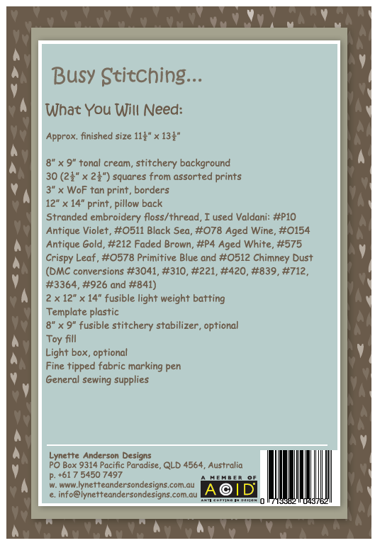Busy Stitching Kit