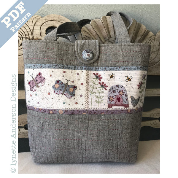Summer Garden Tote by Lynette Anderson