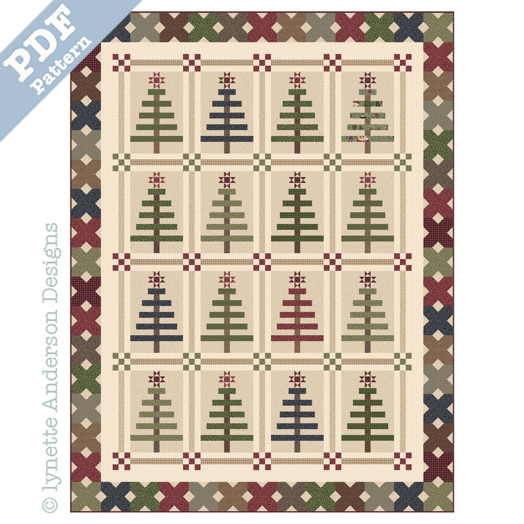 Oh..Christmas Tree Quilt - downloadable pattern