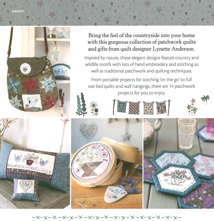 Country Style Quilting Book by Lynette Anderson projects