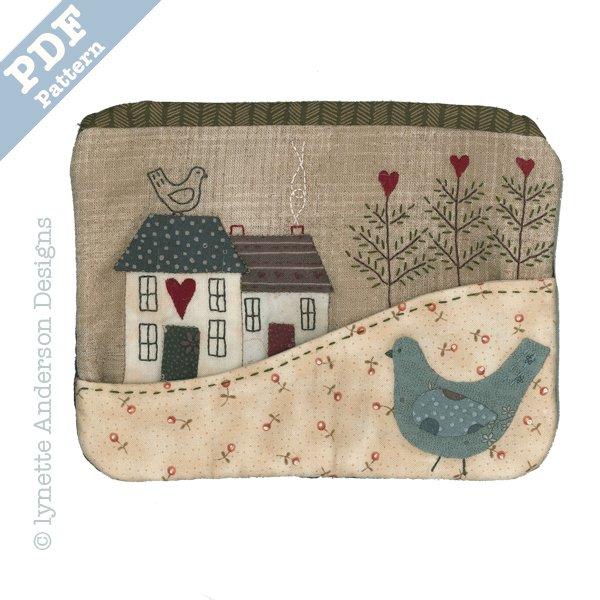 Country Cottage Purse - download pattern