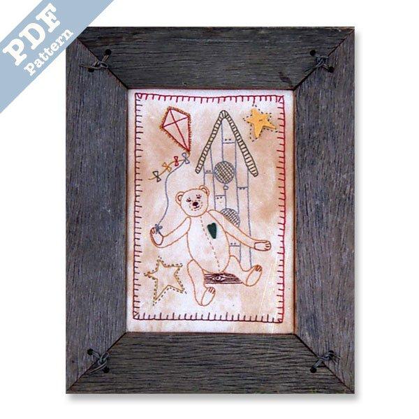 Birdhouse Ted Stitchery by Lynette Anderson