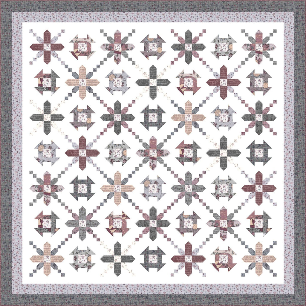 Happy Garden Quilt - downloadable pattern