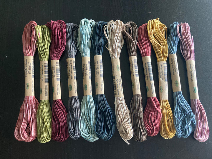 George and the Donkey - 10 skeins of Valdani 6-strand Embroidery Floss