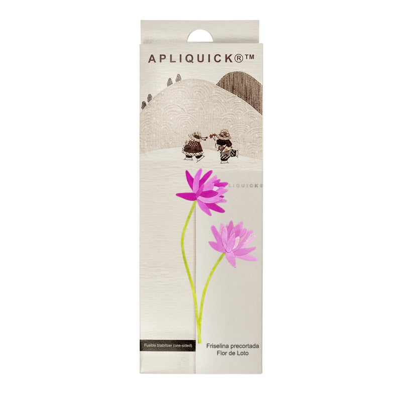 Apliquick - Precut Stabilizer Extra Large Lotus Flower