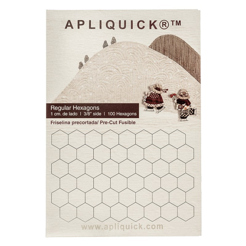 Apliquick - 3/8" Pre-cut Fusible Hexagons