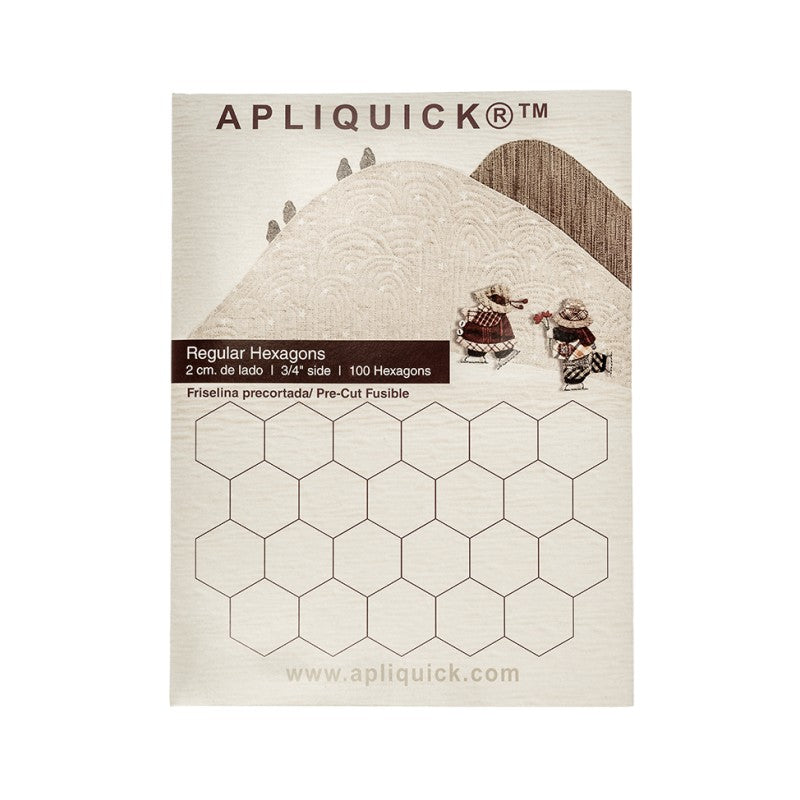 Apliquick - 3/4" Pre-cut Fusible Hexagons