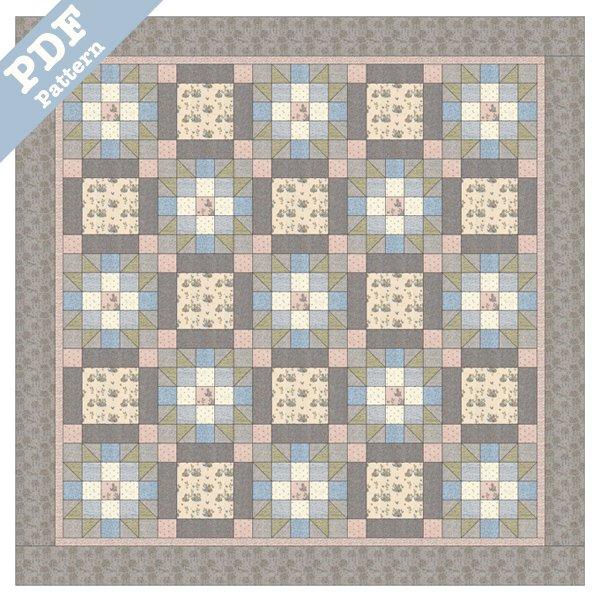 Summer Breeze Quilt Downloadable pattern Little Quilt Store