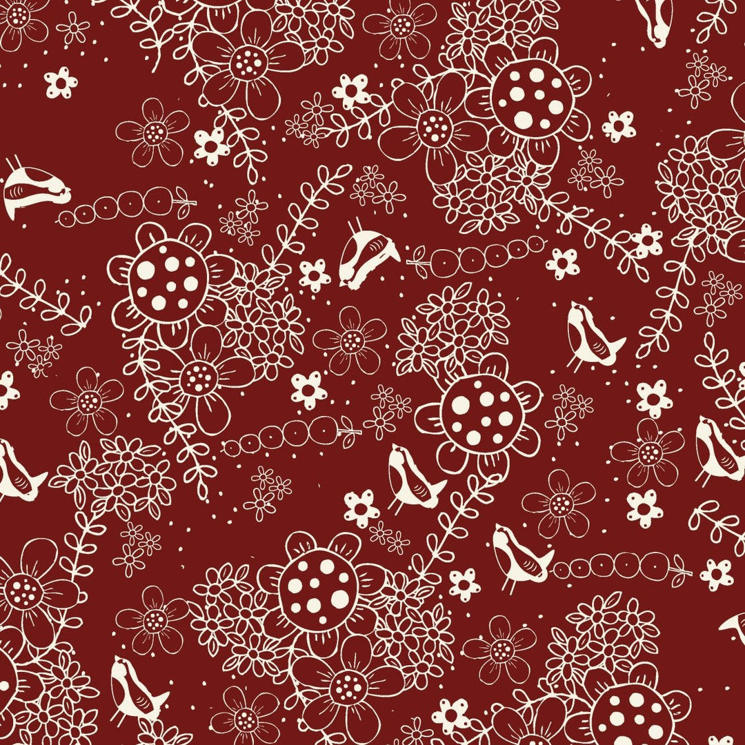 Red Velvet by Lynette Anderson for Nutex Fabrics