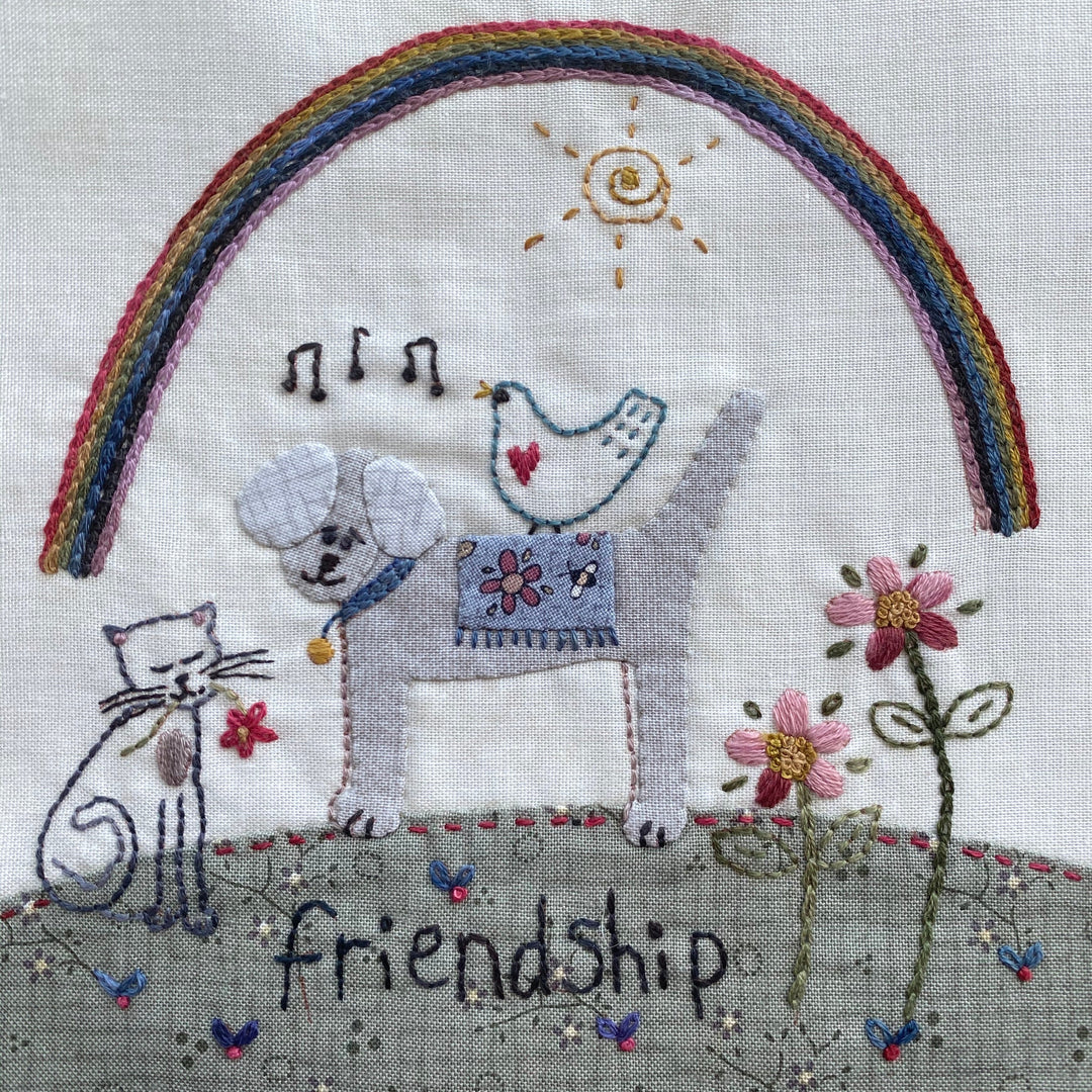 Rainbow of Hope Quilt Block Pattern by Lynette Anderson