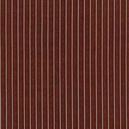 High Meadow Farm - Tractor Tracks Jam 3048-003 - red cotton fabric with beige stripes