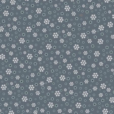 Peacock Manor - Hexagon Meadow - Graphite 3326-003