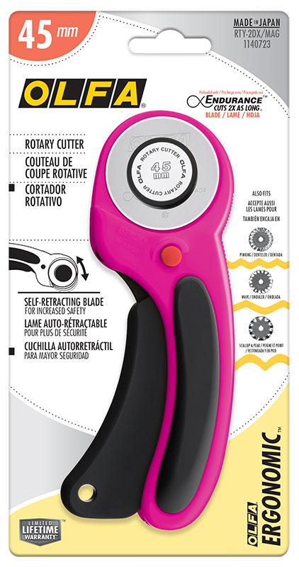 45MM Ergo Cutter Magenta