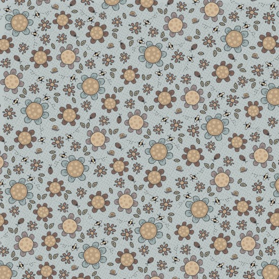 Moonflower fabric