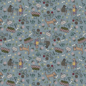 Good Boy and Kitty 81280-4 - Fat Quarter