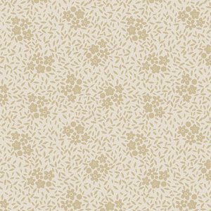 Good Boy and Kitty 81280-7 - ecru cotton with tone-on-tone flowers and leaves