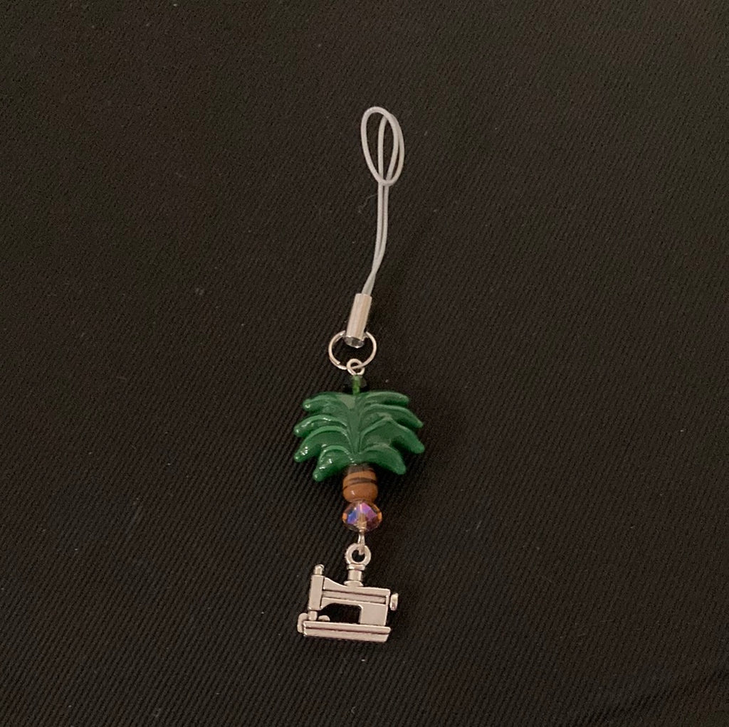 Scissor Charm - Palm Tree