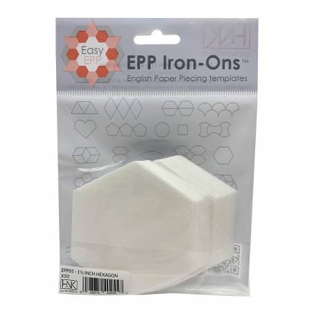 Hexagons 1 1/2" - water soluble