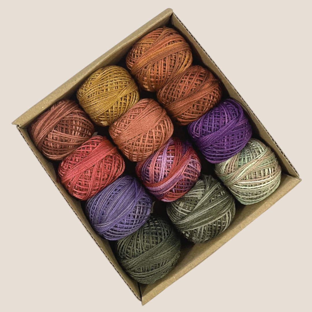 Valdani 3-Strand Cotton Floss Collection - Flowers of Quaker - Rosewood Manor
