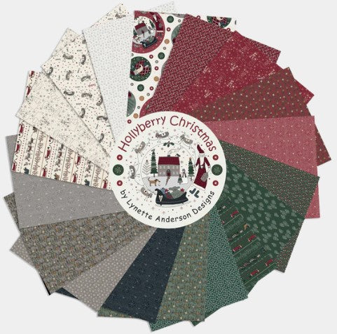 Hollyberry Christmas by Nutex Fabric for Lynette Anderson Designs