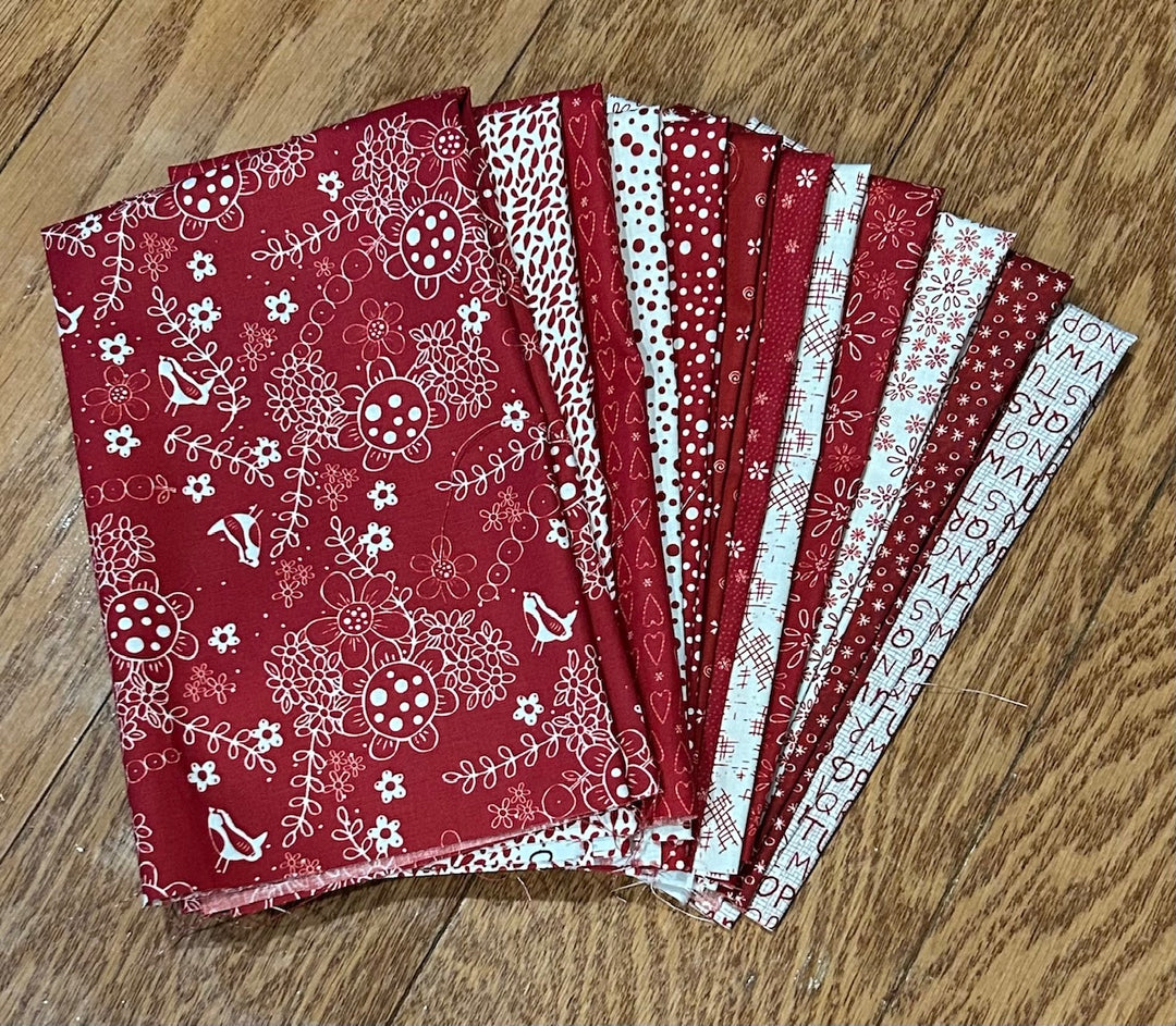 Red Velvet - Fat Quarter Bundle (12 pcs)