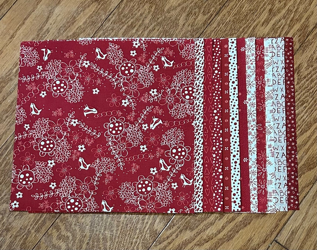 Red Velvet - 10" Square Bundle (12 pcs) 