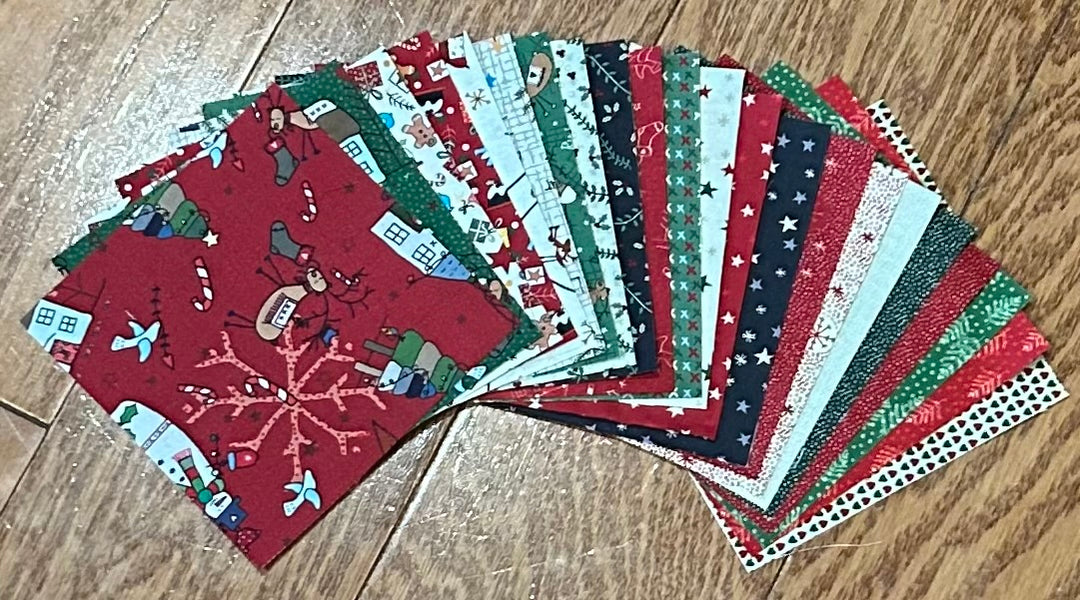 Christmas Traditions - 5" Square Bundle (22 pcs)